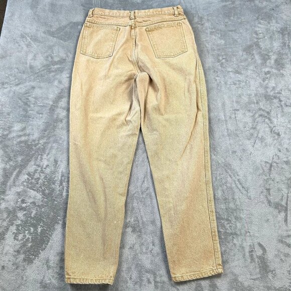 Vintage 80's Forenza Mom Jeans Size 16 High Waisted Camel Acid Wash Unique - Picture 7 of 9